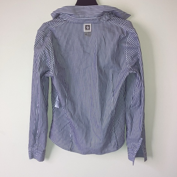 ANNE KLEIN | Long Sleeve Button Down Shirt - Picture 14 of 16